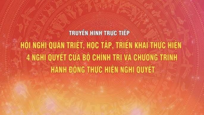 HỘI NGHỊ TRỰC TUYẾN TOÀN QUỐC